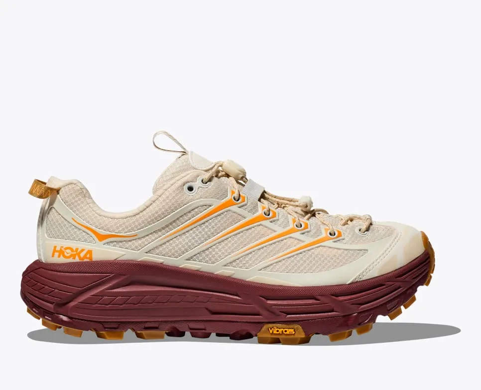 HOKA® Mafate Three2-vanilla / varsity burgundy