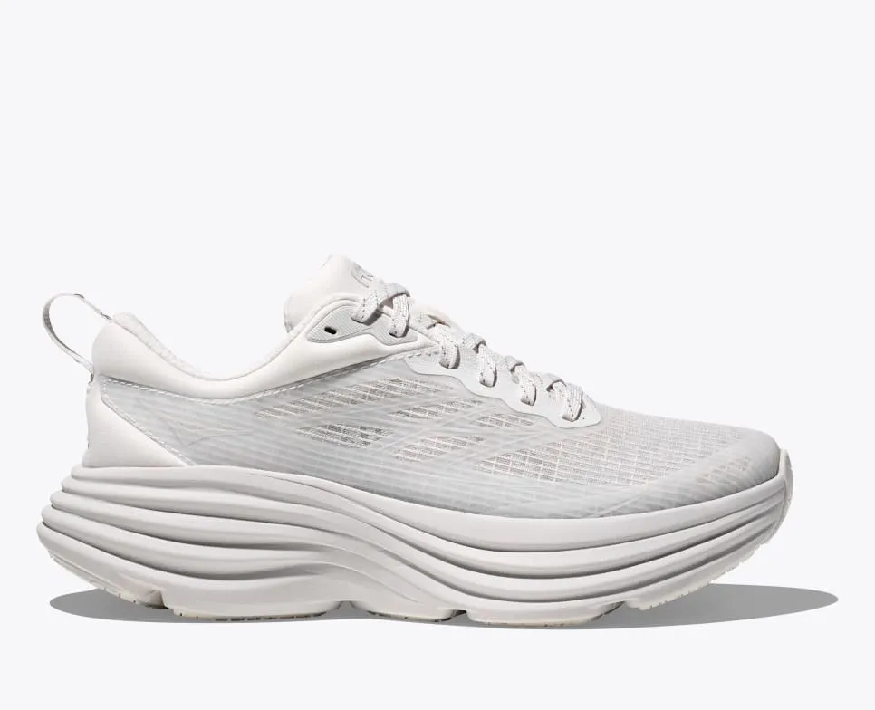 HOKA® Stealth/Tech Bondi 8 Caged-white / cosmic grey