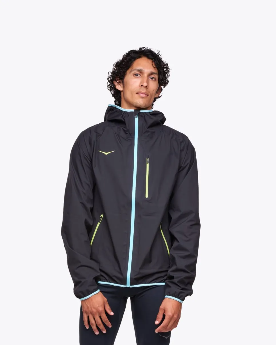 HOKA® Tecsky Waterproof Jacket-black